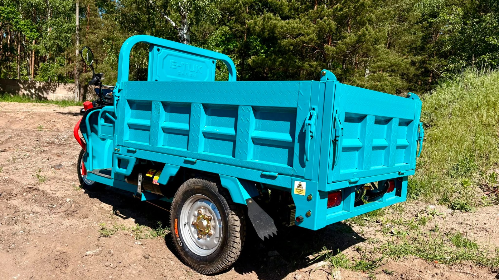 CASET-1 rear three-quarter view